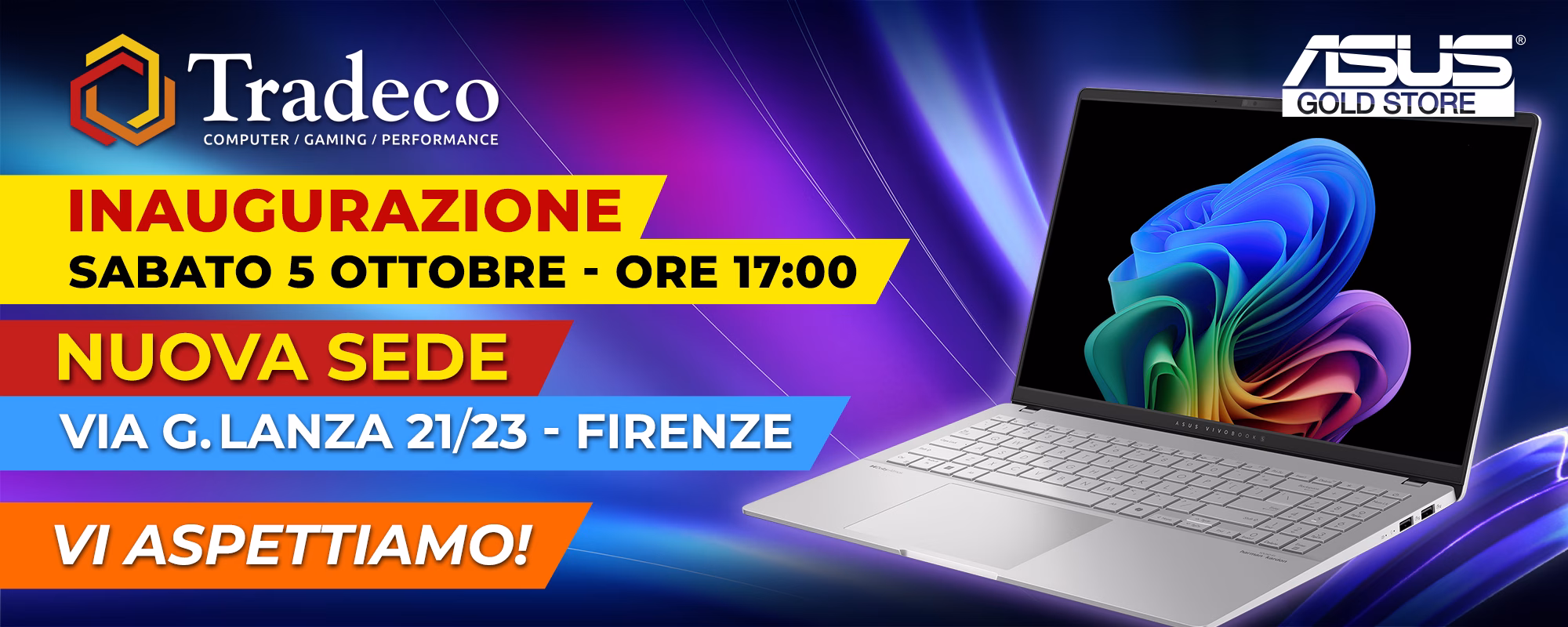 2024-09-Inaugurazione-Lanza-BANNER-2000x800 inaugurazione asus gold store firenze 5 ottobre